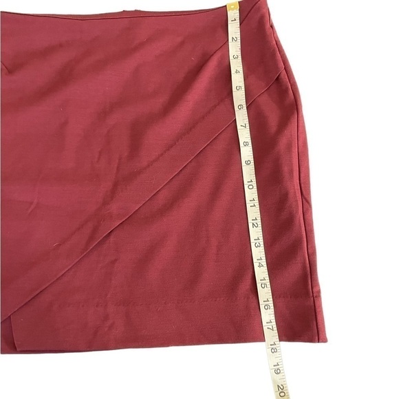 Metaphor Maroon Womens Mini Skirt • NWOT • Size: 12​ - Picture 4 of 6